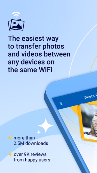 Photo Transfer: Send via WiFi Screenshot 1 - AppWisp.com Photo Transfer: Send via WiFi Screenshot 1 - AppWisp.com