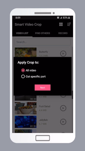 Smart Video Crop - Video Cut Screenshot 3 - AppWisp.com Smart Video Crop - Video Cut Screenshot 3 - AppWisp.com