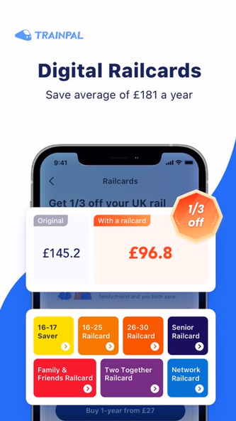 TrainPal: UK& EU train tickets Screenshot 3 - AppWisp.com TrainPal: UK& EU train tickets Screenshot 3 - AppWisp.com