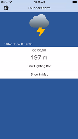 Thunder Storm Lite - Distance from Lightning Screenshot 1 - AppWisp.com Thunder Storm Lite - Distance from Lightning Screenshot 1 - AppWisp.com