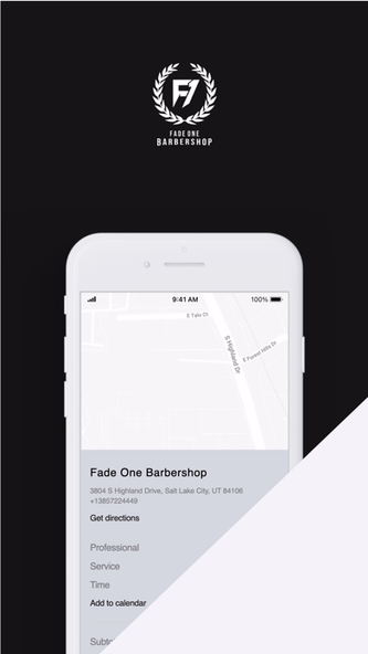 Fade One Barbershop Screenshot 1 - AppWisp.com Fade One Barbershop Screenshot 1 - AppWisp.com