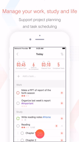 Focus To-Do: Focus Timer&Tasks Screenshot 3 - AppWisp.com Focus To-Do: Focus Timer&Tasks Screenshot 3 - AppWisp.com