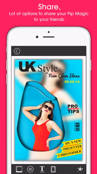 PIP Magic - Selfie Camera App Screenshot 4 - AppWisp.com PIP Magic - Selfie Camera App Screenshot 4 - AppWisp.com