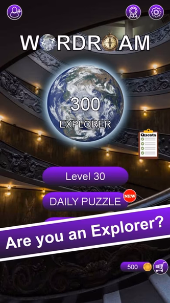 Word Roam - Word Of Wonders Screenshot 1 - AppWisp.com Word Roam - Word Of Wonders Screenshot 1 - AppWisp.com