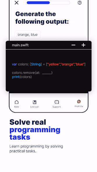 Octopus: Learn Programming Screenshot 3 - AppWisp.com Octopus: Learn Programming Screenshot 3 - AppWisp.com
