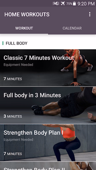 Home Workout - Workout Planner Screenshot 1 - AppWisp.com Home Workout - Workout Planner Screenshot 1 - AppWisp.com
