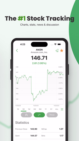 Stock Tracker - Stocks Market Screenshot 3 - AppWisp.com Stock Tracker - Stocks Market Screenshot 3 - AppWisp.com