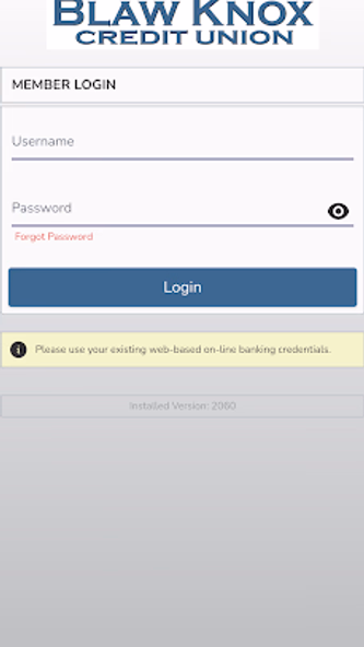 Blaw Knox CU MemberNet Screenshot 1 - AppWisp.com