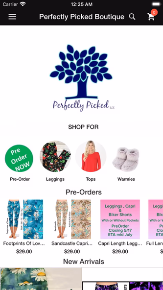 Perfectly Picked Boutique Screenshot 1 - AppWisp.com Perfectly Picked Boutique Screenshot 1 - AppWisp.com