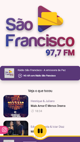 Rádio São Francisco Screenshot 2 - AppWisp.com Rádio São Francisco Screenshot 2 - AppWisp.com