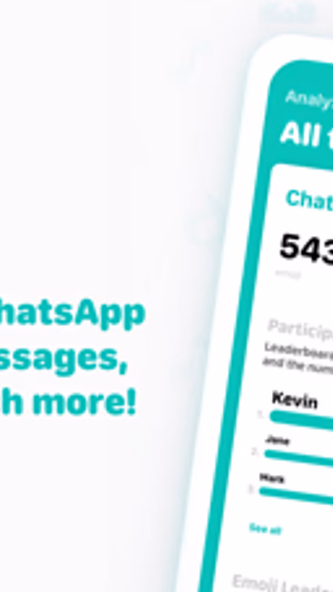 WhatStats - Chat Statistics Screenshot 1 - AppWisp.com WhatStats - Chat Statistics Screenshot 1 - AppWisp.com