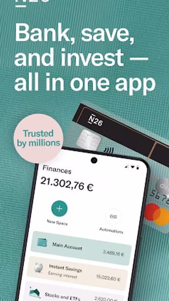 N26 — Love your bank Screenshot 1 - AppWisp.com N26 — Love your bank Screenshot 1 - AppWisp.com