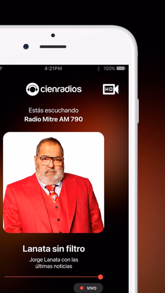Cienradios Screenshot 2 - AppWisp.com Cienradios Screenshot 2 - AppWisp.com