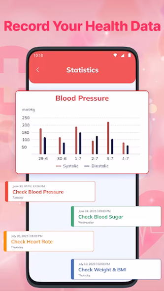 Blood Pressure App: Bp Log Screenshot 4 - AppWisp.com Blood Pressure App: Bp Log Screenshot 4 - AppWisp.com
