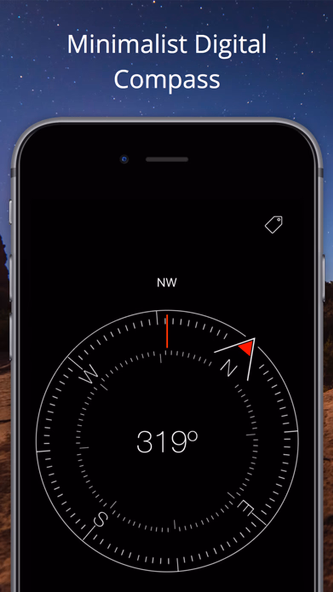 Compass Heading- Magnetic Digital Direction Finder Screenshot 1 - AppWisp.com Compass Heading- Magnetic Digital Direction Finder Screenshot 1 - AppWisp.com