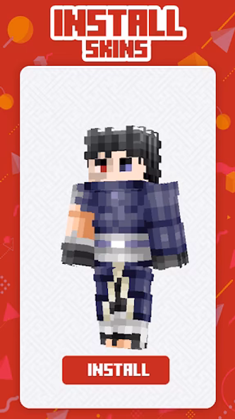 Uchiha Skin Minecraft Screenshot 3 - AppWisp.com Uchiha Skin Minecraft Screenshot 3 - AppWisp.com