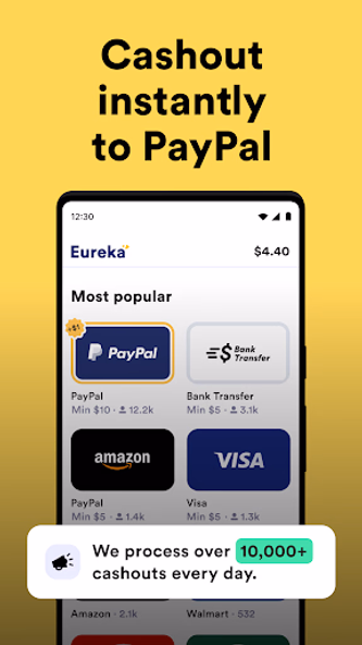Eureka: Earn money for surveys Screenshot 3 - AppWisp.com Eureka: Earn money for surveys Screenshot 3 - AppWisp.com