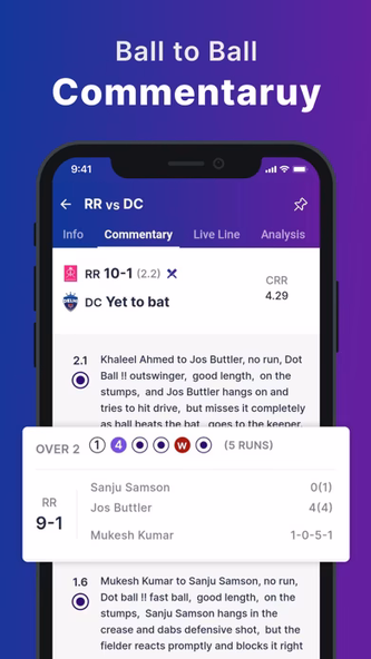 CricScore : Live Score & News Screenshot 3 - AppWisp.com CricScore : Live Score & News Screenshot 3 - AppWisp.com