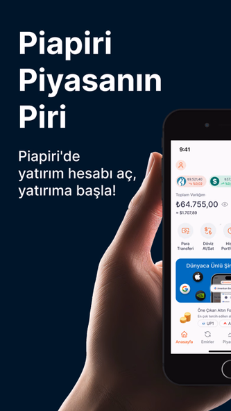 Piapiri Borsa Hisse Alım Satım Screenshot 1 - AppWisp.com Piapiri Borsa Hisse Alım Satım Screenshot 1 - AppWisp.com
