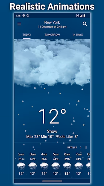 Weather: Clear Skies Screenshot 4 - AppWisp.com Weather: Clear Skies Screenshot 4 - AppWisp.com