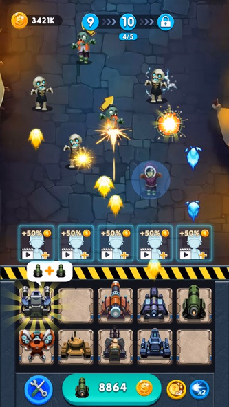 Merge Zombie Clash Screenshot 3 - AppWisp.com Merge Zombie Clash Screenshot 3 - AppWisp.com