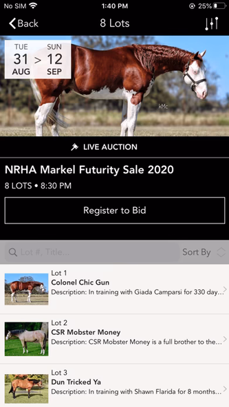 NRHA Futurity Sales Screenshot 2 - AppWisp.com NRHA Futurity Sales Screenshot 2 - AppWisp.com