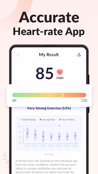 Heart Rate Monitor: Pulse Screenshot 1 - AppWisp.com Heart Rate Monitor: Pulse Screenshot 1 - AppWisp.com