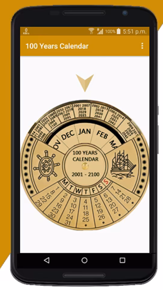 100 Years Calendar Screenshot 1 - AppWisp.com