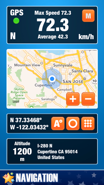 GPS Tracker with Map for Navigation Screenshot 2 - AppWisp.com GPS Tracker with Map for Navigation Screenshot 2 - AppWisp.com