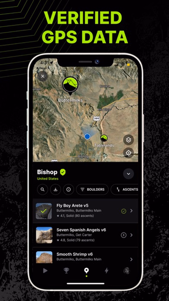 KAYA: THE CLIMBER’S APP Screenshot 1 - AppWisp.com