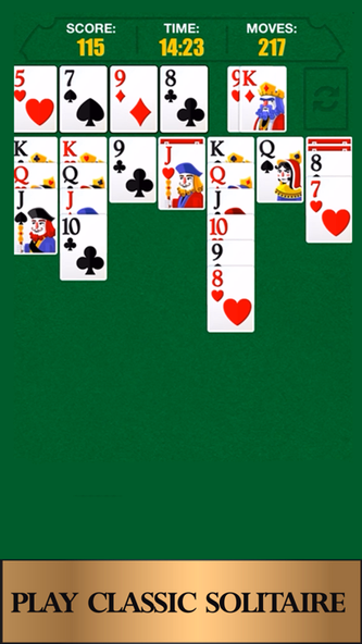 Solitary Classic card game Screenshot 1 - AppWisp.com Solitary Classic card game Screenshot 1 - AppWisp.com
