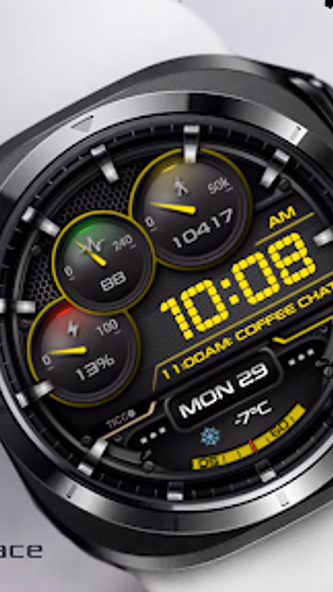 TIC10 Digital Watch face Screenshot 3 - AppWisp.com