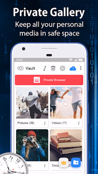 Clock Vault-Hide Photos,Videos Screenshot 2 - AppWisp.com Clock Vault-Hide Photos,Videos Screenshot 2 - AppWisp.com