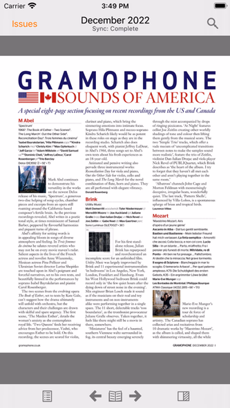 Gramophone Magazine Screenshot 2 - AppWisp.com Gramophone Magazine Screenshot 2 - AppWisp.com