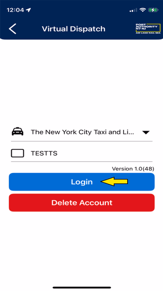PANYNJ Virtual Taxi Dispatch Screenshot 2 - AppWisp.com PANYNJ Virtual Taxi Dispatch Screenshot 2 - AppWisp.com