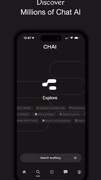 Chai: Chat AI Platform Screenshot 2 - AppWisp.com Chai: Chat AI Platform Screenshot 2 - AppWisp.com