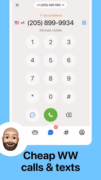 Second Number: 2nd Call Line Screenshot 4 - AppWisp.com Second Number: 2nd Call Line Screenshot 4 - AppWisp.com