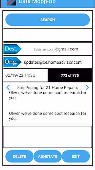 Data Mopp-Up Lite Screenshot 3 - AppWisp.com Data Mopp-Up Lite Screenshot 3 - AppWisp.com