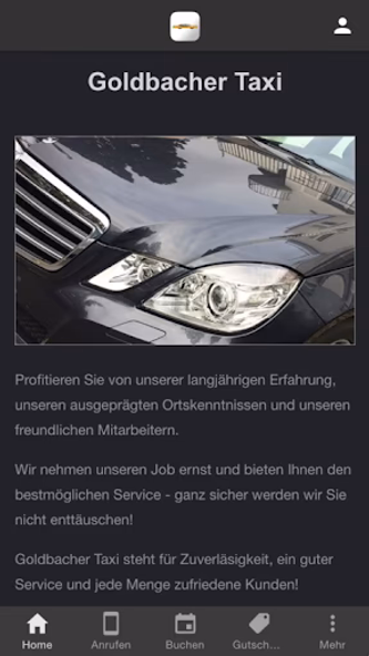 Goldbacher Taxi Screenshot 1 - AppWisp.com Goldbacher Taxi Screenshot 1 - AppWisp.com
