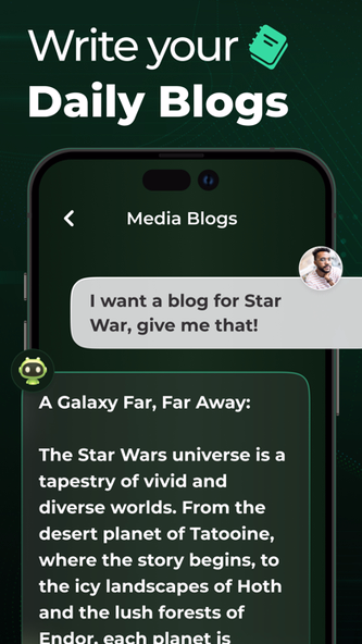 SuperGPT ⋆ AI Chatbot & Writer Screenshot 4 - AppWisp.com SuperGPT ⋆ AI Chatbot & Writer Screenshot 4 - AppWisp.com