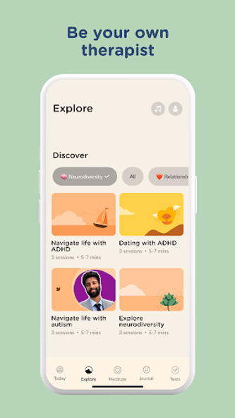 Evolve: Self-Care & Meditation Screenshot 3 - AppWisp.com Evolve: Self-Care & Meditation Screenshot 3 - AppWisp.com