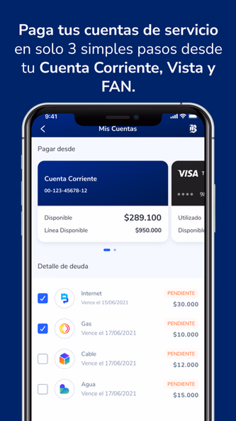 Mi Banco Chile Screenshot 4 - AppWisp.com Mi Banco Chile Screenshot 4 - AppWisp.com