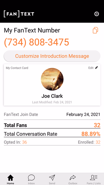 Fantext Screenshot 1 - AppWisp.com Fantext Screenshot 1 - AppWisp.com