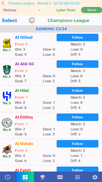 Saudi League Matches Screenshot 2 - AppWisp.com Saudi League Matches Screenshot 2 - AppWisp.com