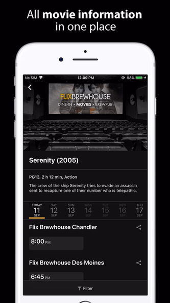 Flix Brewhouse Mobile App Screenshot 4 - AppWisp.com Flix Brewhouse Mobile App Screenshot 4 - AppWisp.com
