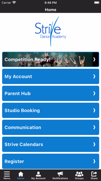 Strive Dance Academy Society Screenshot 2 - AppWisp.com Strive Dance Academy Society Screenshot 2 - AppWisp.com
