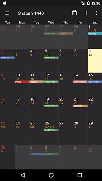 Hijri Calendar & Prayer Times Screenshot 2 - AppWisp.com Hijri Calendar & Prayer Times Screenshot 2 - AppWisp.com