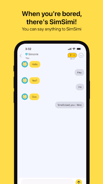 SimSimi Screenshot 2 - AppWisp.com SimSimi Screenshot 2 - AppWisp.com