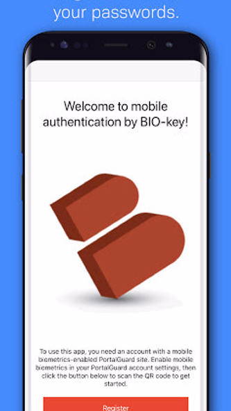 BIO-key MobileAuth Screenshot 1 - AppWisp.com BIO-key MobileAuth Screenshot 1 - AppWisp.com