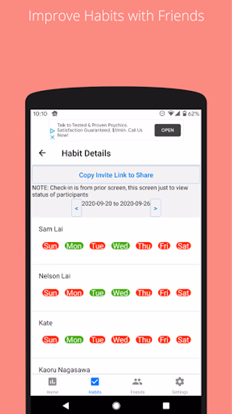 Habit Stacker Screenshot 1 - AppWisp.com Habit Stacker Screenshot 1 - AppWisp.com